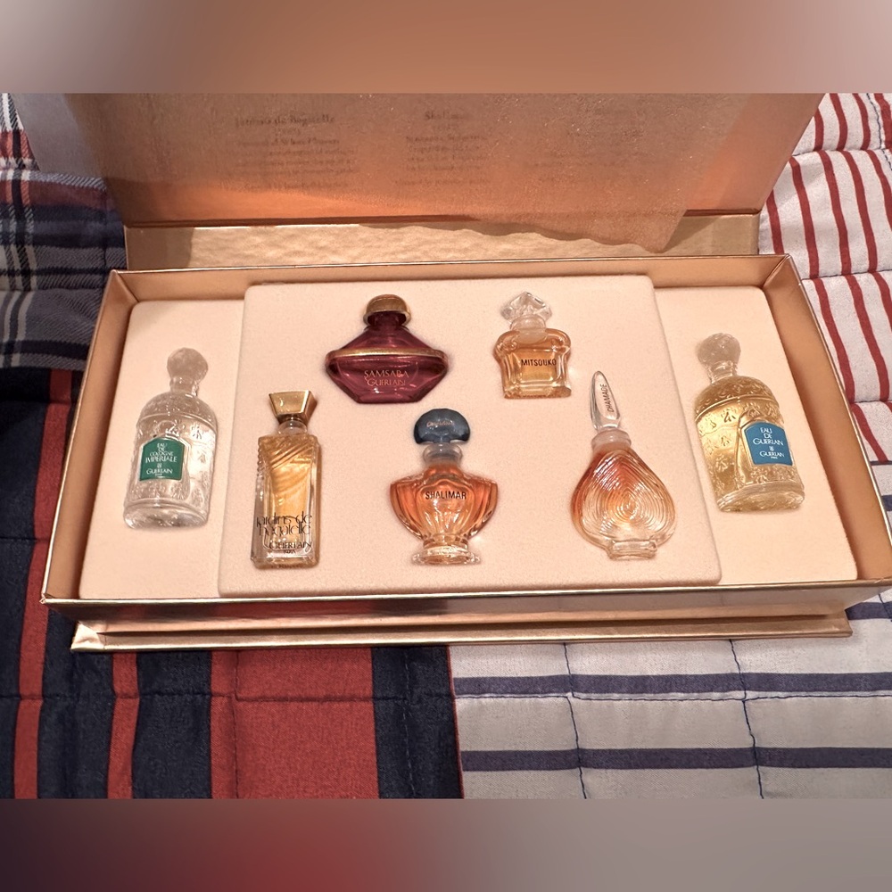 NIB Guerlain Master Fragrances Collection Paris SHALIMAR mini Parfum set Vintage